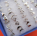 Wholesale 24 pairs of different Earrings Silver JDC-ES-LX001 Piercings JoyasDeChina Wholesale Jewelry JoyasDeChina Joyas De China