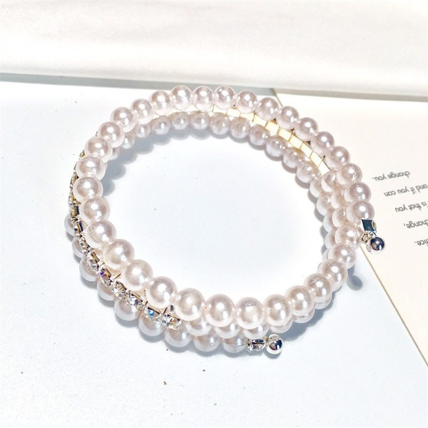 Wholesale 3-layer pearl alloy bracelet JDC-BT-GSD103 Bracelet JoyasDeChina Wholesale Jewelry JoyasDeChina Joyas De China
