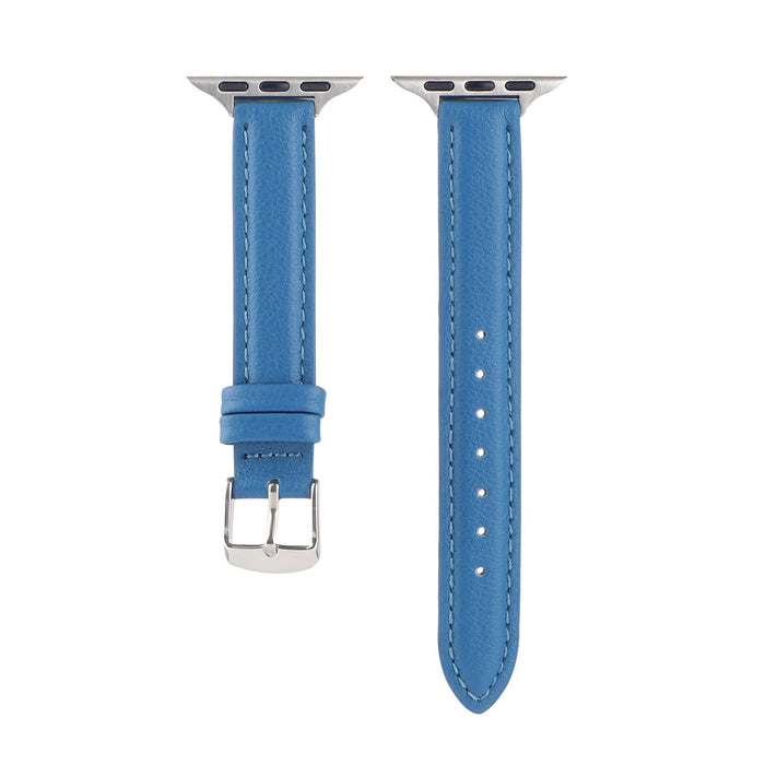 Wholesale 38mm / 42mm leather Apple Watch Band JDC-WD-Baic002 Watch Band 佰程 dark blue 38MM Wholesale Jewelry JoyasDeChina Joyas De China