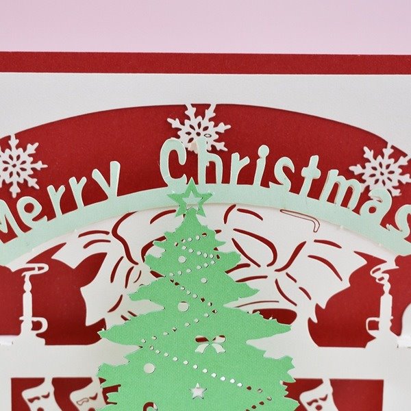 Wholesale 3D Christmas Special Paper Greeting Cards MOQ≥2 JDC-GC-QW019 Greeting Card 奇蚁文化 Wholesale Jewelry JoyasDeChina Joyas De China