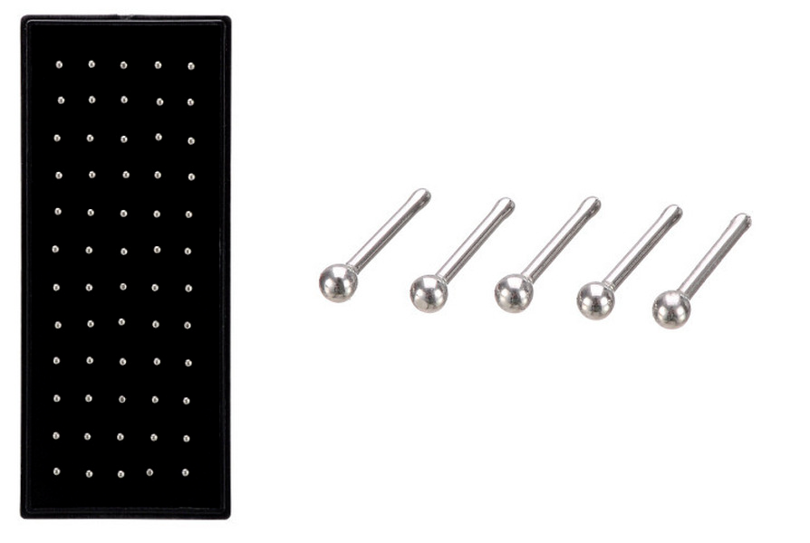 Wholesale 40 European and American Stainless Steel Nose nails JDC-NS-LX025 Piercings JoyasDeChina Wholesale Jewelry JoyasDeChina Joyas De China
