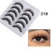 Wholesale 5 pairs of 3D mink false eyelashes JDC-EY-XuQ001 Eyelashes 徐芹 1 Wholesale Jewelry JoyasDeChina Joyas De China