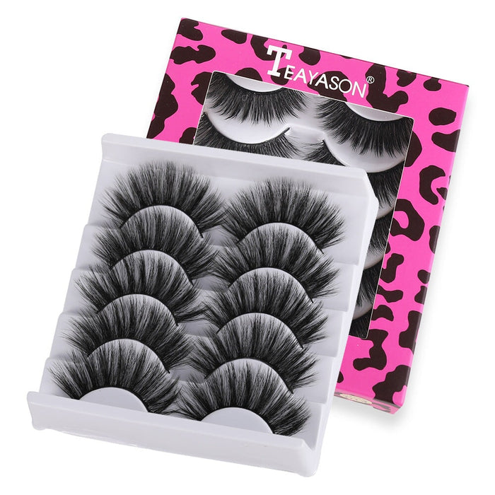 Wholesale 5 pairs of 3D mink false eyelashes JDC-EY-XuQ001 Eyelashes 徐芹 Wholesale Jewelry JoyasDeChina Joyas De China