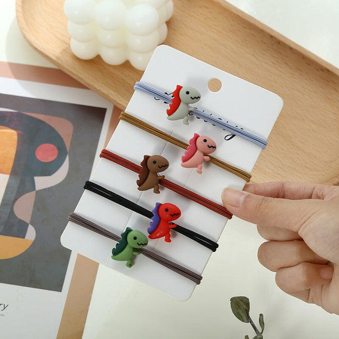 Wholesale 5PCS/PACK Poached Egg Cartoon Hair Rope JDC-HS-ZY002 Hair Scrunchies 紫芸 Wholesale Jewelry JoyasDeChina Joyas De China