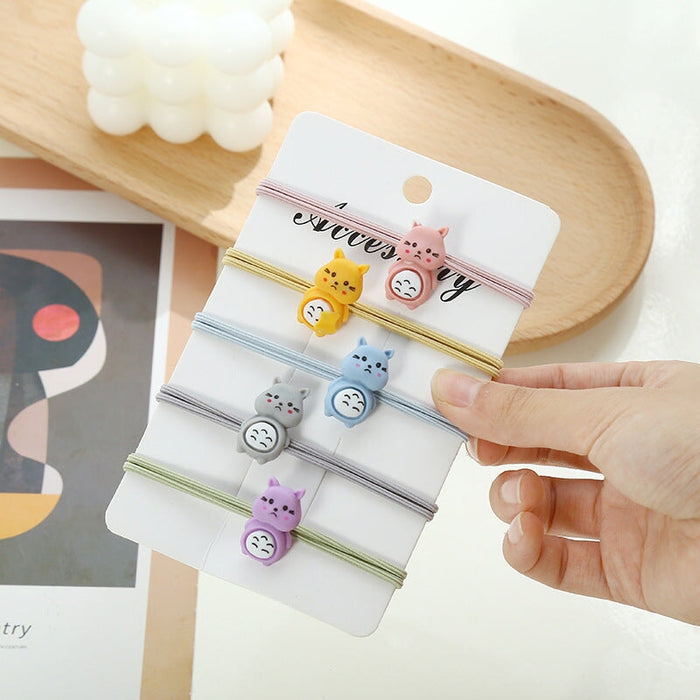 Wholesale 5PCS/PACK Poached Egg Cartoon Hair Rope JDC-HS-ZY002 Hair Scrunchies 紫芸 Wholesale Jewelry JoyasDeChina Joyas De China