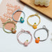 Wholesale 5PCS/PACK Poached Egg Cartoon Hair Rope JDC-HS-ZY002 Hair Scrunchies 紫芸 color/20 5PCS/PACK Wholesale Jewelry JoyasDeChina Joyas De China