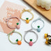 Wholesale 5PCS/PACK Poached Egg Cartoon Hair Rope JDC-HS-ZY002 Hair Scrunchies 紫芸 color/4 5PCS/PACK Wholesale Jewelry JoyasDeChina Joyas De China