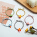 Wholesale 5PCS/PACK Poached Egg Cartoon Hair Rope JDC-HS-ZY002 Hair Scrunchies 紫芸 color/6 5PCS/PACK Wholesale Jewelry JoyasDeChina Joyas De China