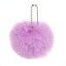 Wholesale 8cm beads chain plush cloth hair ball Pom Pom Keychain JDC-KC-PRY003 Keychains 彭日耀 light purple 8CM Wholesale Jewelry JoyasDeChina Joyas De China
