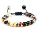 Wholesale 8mm Beaded Agate Bracelet JDC-BT-JiuJ025 Bracelet 九江 yellow Wholesale Jewelry JoyasDeChina Joyas De China
