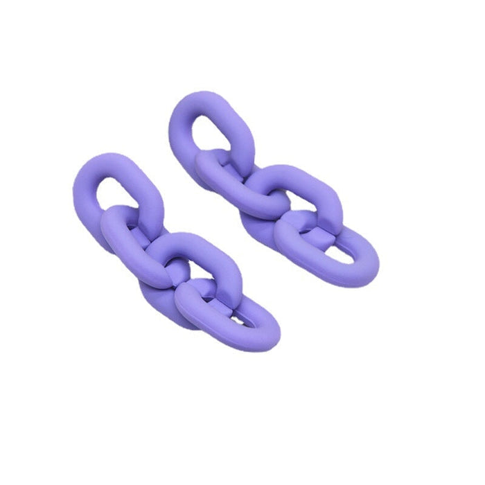 Wholesale 925 Silver Needle Acrylic Color Earrings JDC-ES-XC339 Earrings 夏晨 Wholesale Jewelry JoyasDeChina Joyas De China