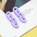 Wholesale 925 Silver Needle Acrylic Color Earrings JDC-ES-XC339 Earrings 夏晨 purple Wholesale Jewelry JoyasDeChina Joyas De China