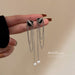 Wholesale 925 Silver Needle Alloy Pearl Chain Earrings JDC-ES-BY138 Earrings 宝钰 4 Wholesale Jewelry JoyasDeChina Joyas De China