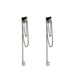 Wholesale 925 Silver Needle Alloy Pearl Chain Earrings JDC-ES-BY138 Earrings 宝钰 Wholesale Jewelry JoyasDeChina Joyas De China