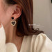 Wholesale 925 Silver Needle Alloy Rhinestone Earrings JDC-ES-BY105 Earrings 宝钰 Wholesale Jewelry JoyasDeChina Joyas De China