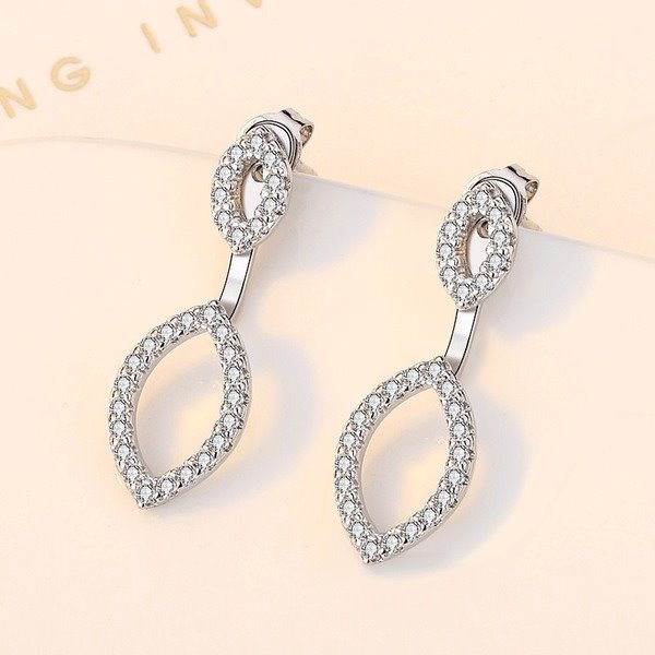 Wholesale 925 Silver Needle Copper Earrings JDC-ES-QLX039 Earrings 巧兰轩 Wholesale Jewelry JoyasDeChina Joyas De China