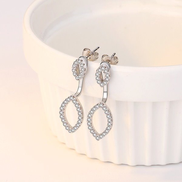 Wholesale 925 Silver Needle Copper Earrings JDC-ES-QLX039 Earrings 巧兰轩 Wholesale Jewelry JoyasDeChina Joyas De China