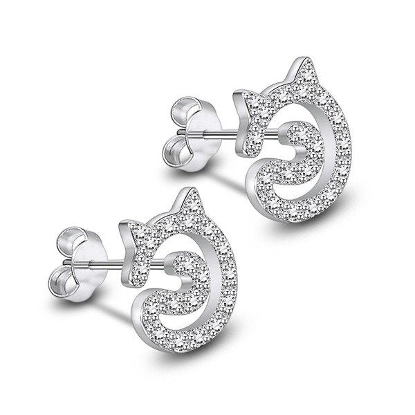Wholesale 925 Silver Needle Copper Earrings JDC-ES-QLX040 Earrings 巧兰轩 Wholesale Jewelry JoyasDeChina Joyas De China