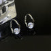 Wholesale 925 Silver Needle Copper Zircon Earrings JDC-ES-XuF061 Earrings 旭帆 Wholesale Jewelry JoyasDeChina Joyas De China