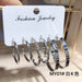 Wholesale 925 Silver Needle Iron Earrings Set JDC-ES-JX009 Earrings 锦希 white k Wholesale Jewelry JoyasDeChina Joyas De China