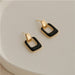 Wholesale 925 Silver Needle Square Alloy Earrings JDC-ES-XuF085 Earrings 旭帆 Wholesale Jewelry JoyasDeChina Joyas De China