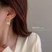 Wholesale 925 Silver Needle Zircon Pearl Alloy Earrings JDC-ES-BY101 Earrings 宝钰 Wholesale Jewelry JoyasDeChina Joyas De China
