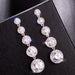 Wholesale 925 Silver Pin Metal Zircon Earrings JDC-ES-XuF119 Earrings 旭帆 Wholesale Jewelry JoyasDeChina Joyas De China