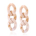 Wholesale 925 Silver Post Chain Acrylic Earrings JDC-ES-XC342 Earrings 夏晨 Wholesale Jewelry JoyasDeChina Joyas De China