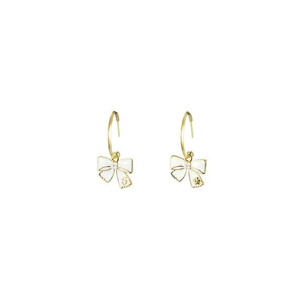 Wholesale 926 Needle Alloy Bow Earrings JDC-ES-XuF073 Earrings 旭帆 Wholesale Jewelry JoyasDeChina Joyas De China