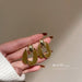 Wholesale 926 Needle Alloy Geometric Irregular Earrings JDC-ES-BY125 Earrings 宝钰 Wholesale Jewelry JoyasDeChina Joyas De China