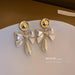 Wholesale 926 Needle Alloy Pearl Acrylic Earrings JDC-ES-BY117 Earrings 宝钰 Wholesale Jewelry JoyasDeChina Joyas De China