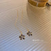 Wholesale 926 Needle Alloy Rhinestone Camellia Earrings JDC-ES-BY119 Earrings 宝钰 Wholesale Jewelry JoyasDeChina Joyas De China