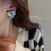 Wholesale 926 Needle Alloy Rhinestone Earrings JDC-ES-BY100 Earrings 宝钰 Wholesale Jewelry JoyasDeChina Joyas De China