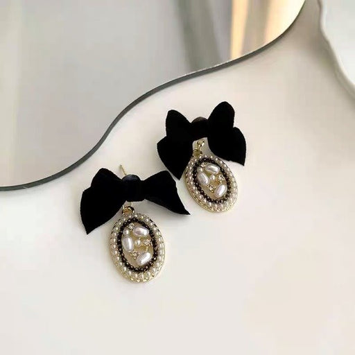 Wholesale 926 Needle Alloy Rhinestone Imitation Pearl Earrings JDC-ES-JX010 Earrings 锦希 Wholesale Jewelry JoyasDeChina Joyas De China