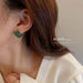 Wholesale 926 Needle Check Alloy Earrings JDC-ES-BY079 Earrings 宝钰 Wholesale Jewelry JoyasDeChina Joyas De China