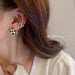 Wholesale 926 Needle Check Alloy Earrings JDC-ES-BY079 Earrings 宝钰 Wholesale Jewelry JoyasDeChina Joyas De China