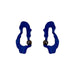 Wholesale 926 Needle Klein Blue Alloy Earrings JDC-ES-BY087 Earrings 宝钰 Wholesale Jewelry JoyasDeChina Joyas De China