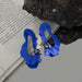 Wholesale 926 Needle Klein Blue Alloy Earrings JDC-ES-BY087 Earrings 宝钰 Wholesale Jewelry JoyasDeChina Joyas De China