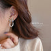 Wholesale 926 Needle Rhinestone Alloy Earrings JDC-ES-BY137 Earrings 宝钰 Wholesale Jewelry JoyasDeChina Joyas De China