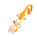 Wholesale ABS Apple Android Data Cable PVC Keychain JDC-KC-AQM001 Keychains 爱奇美 three in one orange Wholesale Jewelry JoyasDeChina Joyas De China