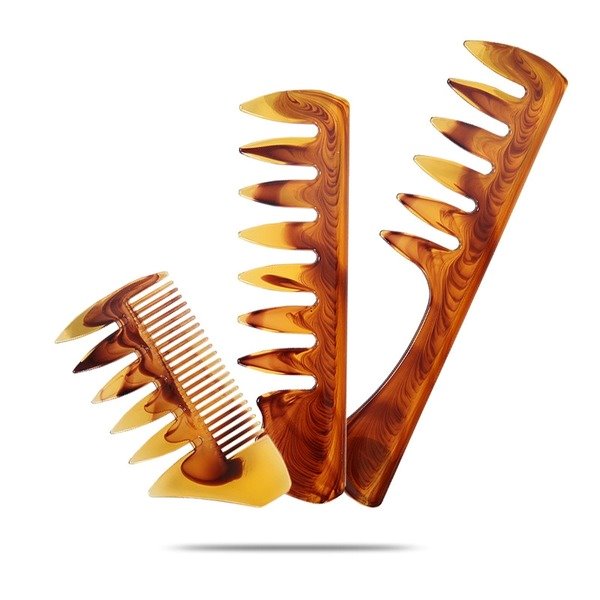 Wholesale ABS oil head comb wide tooth comb JDC-CM-Shangs0055 Comb 上世 Wholesale Jewelry JoyasDeChina Joyas De China