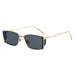 Wholesale AC Lens Metal Frameless Sunglasses JDC-SG-JinF030 Sunglasses 季丰 gold black Wholesale Jewelry JoyasDeChina Joyas De China