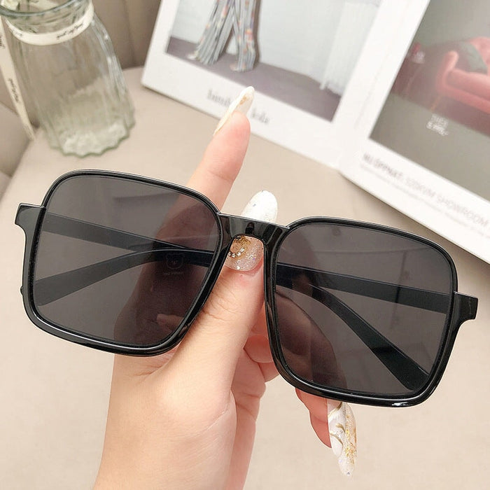 Wholesale AC Lens PC Frame Large Frame Sunglasses JDC-SG-XinS007 Sunglasses 星尚 black Wholesale Jewelry JoyasDeChina Joyas De China