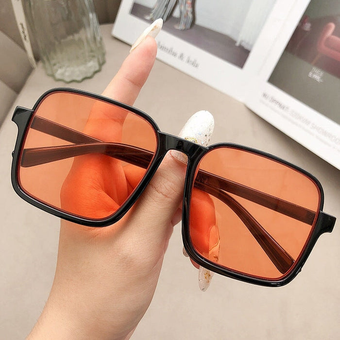 Wholesale AC Lens PC Frame Large Frame Sunglasses JDC-SG-XinS007 Sunglasses 星尚 orange Wholesale Jewelry JoyasDeChina Joyas De China