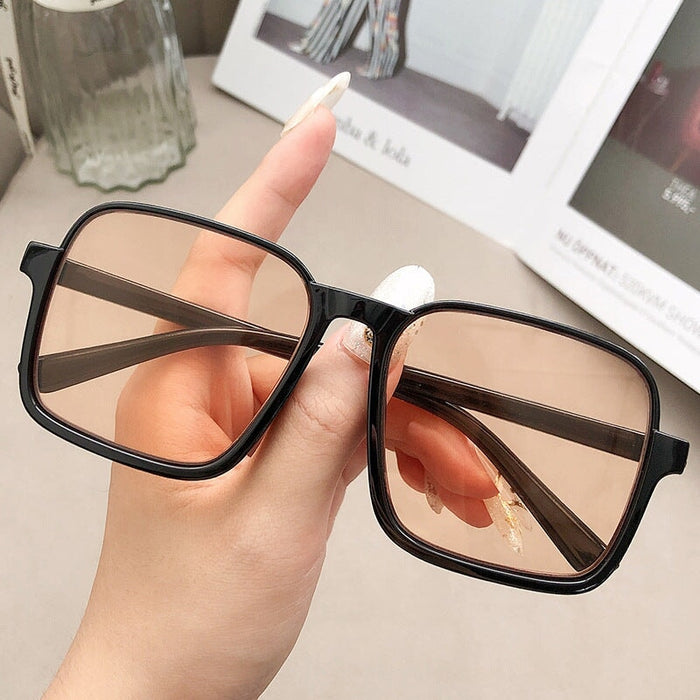 Wholesale AC Lens PC Frame Large Frame Sunglasses JDC-SG-XinS007 Sunglasses 星尚 pink Wholesale Jewelry JoyasDeChina Joyas De China