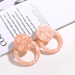 Wholesale Acrylic acetate geometric earrings JDC-ES-ZhanY012 Earrings 展言 Wholesale Jewelry JoyasDeChina Joyas De China