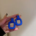 Wholesale Acrylic acrylic twist Earrings ?JDC-ES-YWJQ034 Earrings 精巧 blue Wholesale Jewelry JoyasDeChina Joyas De China