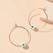 Wholesale Acrylic Alloy Earrings JDC-ES-A074 Earrings 妙雅 1 Wholesale Jewelry JoyasDeChina Joyas De China