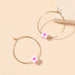Wholesale Acrylic Alloy Earrings JDC-ES-A074 Earrings 妙雅 2 Wholesale Jewelry JoyasDeChina Joyas De China