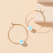 Wholesale Acrylic Alloy Earrings JDC-ES-A074 Earrings 妙雅 3 Wholesale Jewelry JoyasDeChina Joyas De China